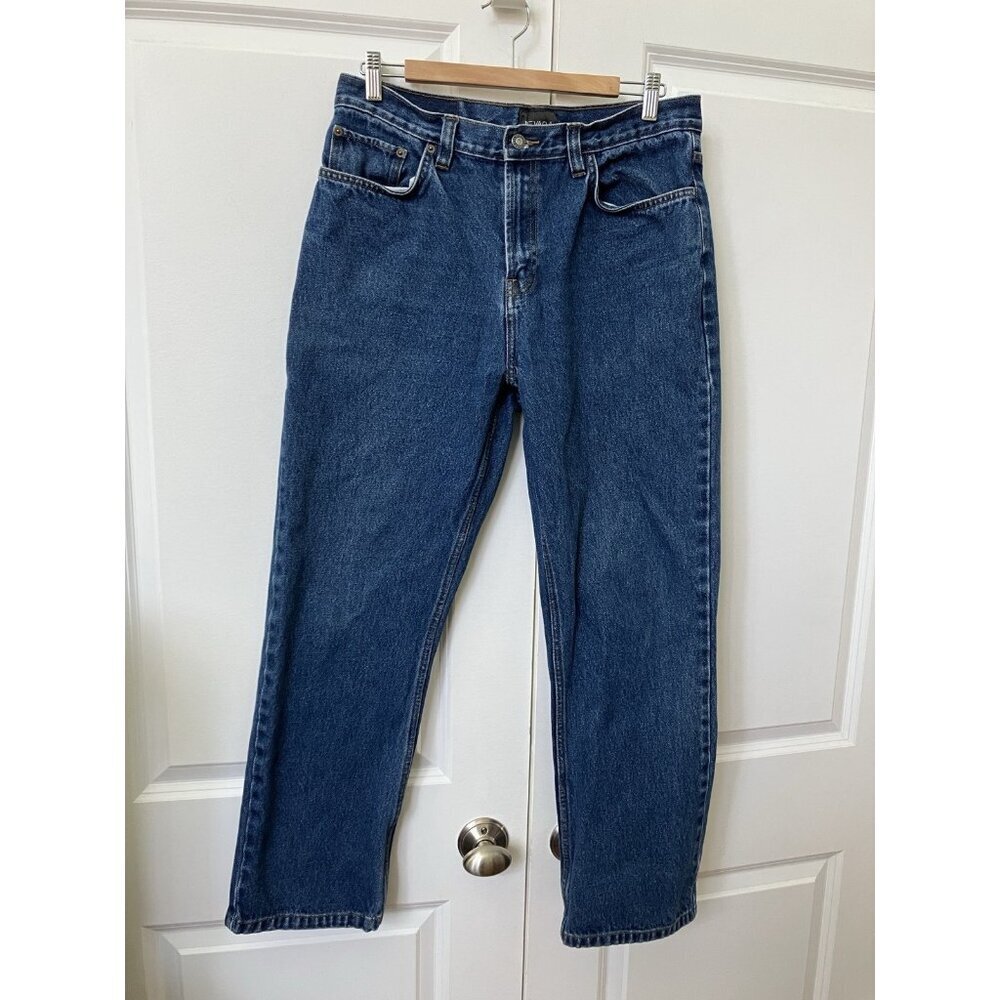 Vintage Nevada Jeans Womens 34x30 Blue Denim Straight Leg Dad Denim‎